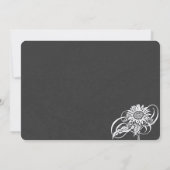 Invitation Fête des mariées du panneau de signalisation du ta (Dos)