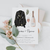 Invitation Fête des mariées du PJ et du Prosecco Pajama Party