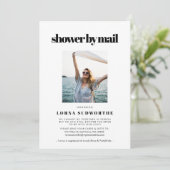 Invitation Fête des mariées élégante et chic par mail photo (Debout devant)