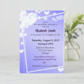 Invitation Fête des mariées élégante et rêveuse (Debout devant)