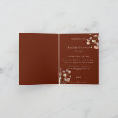 Invitation Fête des mariées Elégante Fleurs de Champ Simple C (Intérieur)