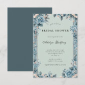 Invitation Fête des mariées élégante inspirée de Bridgerton (Devant / Derrière)