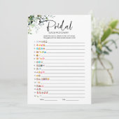 Invitation Fête des mariées Emoji Pictionary Jeu (Debout devant)