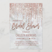 Fête des mariées en marbre blanc Rose or Parties s