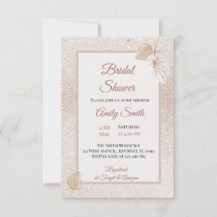 Invitation Fête des mariées en soie Pastel Grey