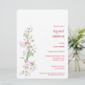 Invitation Fête des mariées entièrement personnalisable Apple (Debout devant)