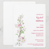 Invitation Fête des mariées entièrement personnalisable Apple (Devant / Derrière)