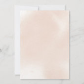 Invitation Fête des mariées espagnole classique Rose Dusty (Dos)