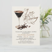 Invitation Fête des mariées Espresso Martini (Debout devant)