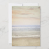 Invitation Fête des mariées estivale des palmes aquarelles (Dos)