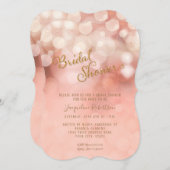 Invitation Fête des mariées étincelante Parties scintillant o (Devant / Derrière)