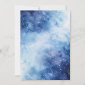 Invitation Fête des mariées étoile céleste de lune (Dos)