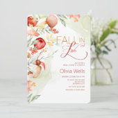Invitation Fête des mariées Fall In Love 2 (Debout devant)
