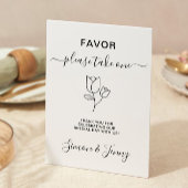 Invitation Fête des mariées Faveurs Signer Modèle