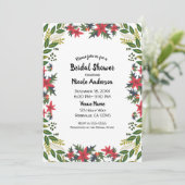 Invitation Fête des mariées Fête Whimsical Floral (Debout devant)