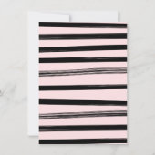 Invitation Fête des mariées Fiançailles amusante AF engagée (Dos)