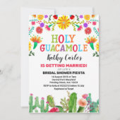 Invitation Fête des mariées Fiesta de Saint-Guacamole Cactus (Devant)