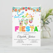 Invitation Fête des mariées Fiesta mexicaine (Debout devant)