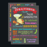 Invitation Fête des mariées Fiesta mexicaine Chalkboard<br><div class="desc">Joli et coloré mexicain Fiesta Couples Bridal Shower Invitations avec bannière, la typographie amusante, une grande margarita et taco sur un arrière - plan de tableau noir. Alors prenez une boisson froide et une salsa chaude avec cette merveilleuse invitation. Illustration tirée à la main par McBooboo. Veuillez me contacter pour...</div>