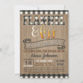 Invitation Fête des mariées Flannel et Fizz - Blanc (Devant)