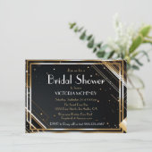 Invitation Fête des mariées Flapper Great Gatsby Harlem Night (Debout devant)