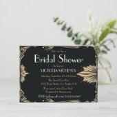 Invitation Fête des mariées Flapper Great Gatsby Harlem Night (Debout devant)