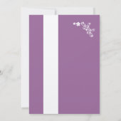 Invitation Fête des mariées Fleur fraîche (Dos)