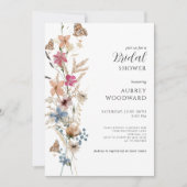 Invitation Fête des mariées Fleur sauvage Boho (Devant)