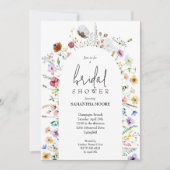 Invitation Fête des mariées Fleur sauvage Dainty (Devant)
