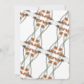 Invitation Fête des mariées Fleur sauvage de printemps Great (Dos)