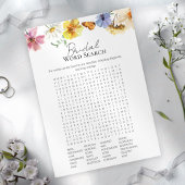 Invitation Fête des mariées fleur sauvage Mot de recherche Ca