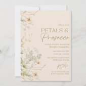 Invitation Fête des mariées Fleur sauvage Petals (Devant)