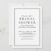 Invitation Fête des mariées Fleur sauvage simple Jaune (Devant)