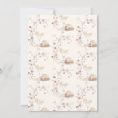 Invitation Fête des mariées Fleur sauvage Tacos & Tequila (Dos)