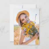 Invitation Fête des mariées Fleur sauvage Whimsical Brunch Ph (Dos)