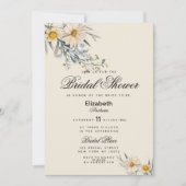 Invitation Fête des mariées fleurie du jardin fleur sauvage b (Devant)