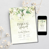 Invitation Fête des mariées Floral Fête des mariées de verdur