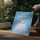 Invitation Fête des mariées Floral Robe de mariée Diamond Ble