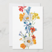 Invitation Fête des mariées Floral Summer Bachelorette Party (Dos)