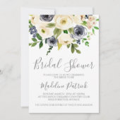 Invitation Fête des mariées Florale Bouquet (Devant)