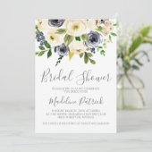 Invitation Fête des mariées Florale Bouquet (Debout devant)