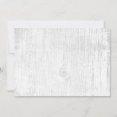 Invitation Fête des mariées florale de la lanterne rustique b (Dos)