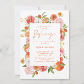Invitation Fête des mariées Florale de la Squeeze (Devant)