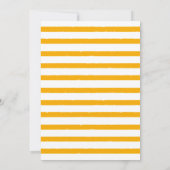 Invitation Fête des mariées florale de tournesol (Dos)