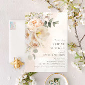 Invitation Fête des mariées florale d'Eucalyptus