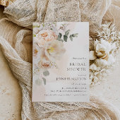 Invitation Fête des mariées florale d'Eucalyptus