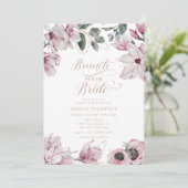 Invitation Fête des mariées florale du printemps (Debout devant)