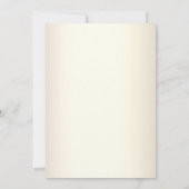 Invitation Fête des mariées florale Dusty Rose Gold (Dos)