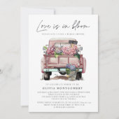 Invitation Fête des mariées Florale Hydrangea (Devant)