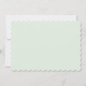 Invitation Fête des mariées florale Hydrangée blanche (Dos)